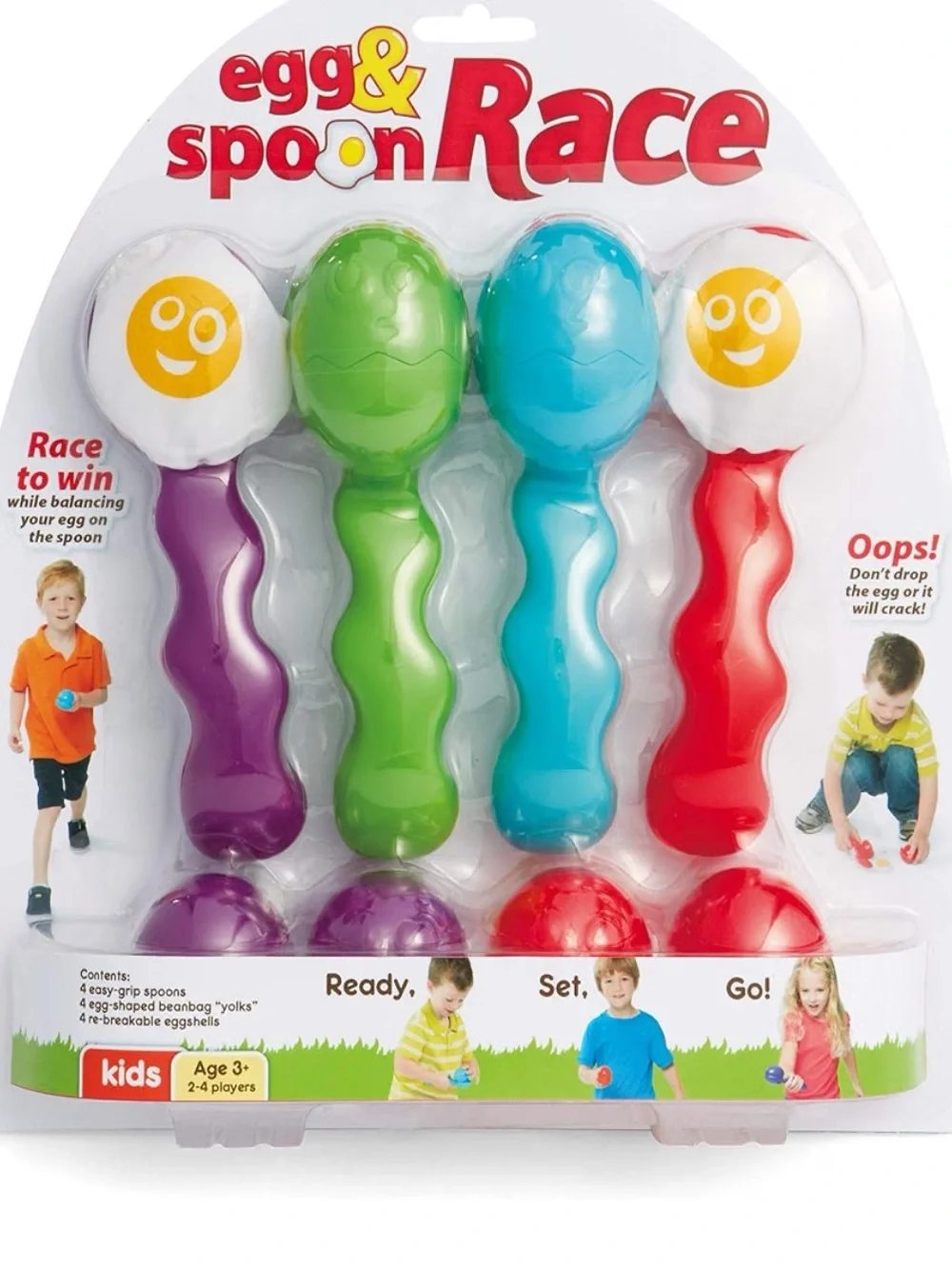 Game Zone Egg and Spoon Relay Race Game (Complete Set)